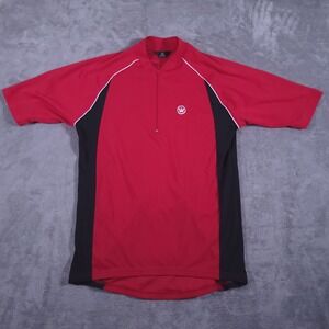 Canari Cycling Shirt Mens Large Half Zip Bike Jersey Pocket San Diego California